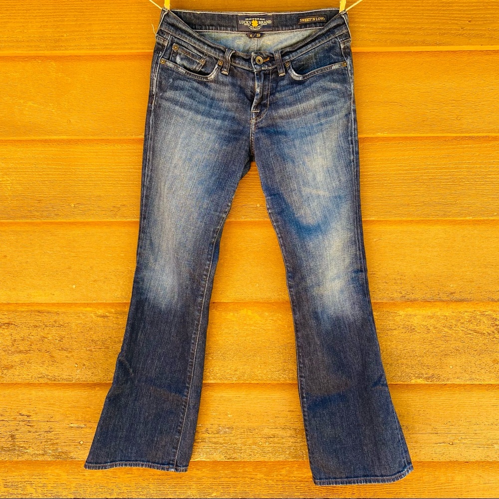 Lucky Brand Sweet N’ Low Blue Flare Jeans